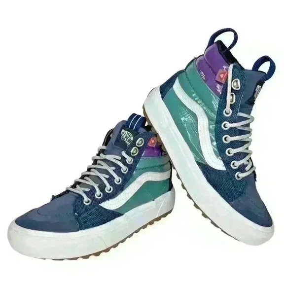 VANS Sk8 Hi MTE 2.0 DX Dress Blues Jasper Green Men’s US Size Men-7.5 Women- 6.0 - Picture 1 of 9